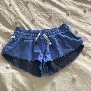 Lavender colored shorts from lululemon
